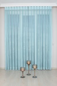 Светло Тиркизна Луксузна Вертикална Зебра Завеса