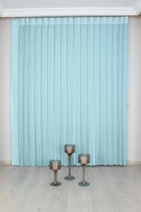 Светло Тиркизна Луксузна Вертикална Зебра Завеса - Image 2