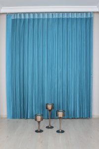 Тиркизна Луксузна Вертикална Зебра Завеса - Image 2