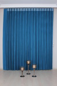 Темно Сина Луксузна Вертикална Зебра Завеса - Image 2