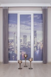 Сива Луксузна Вертикална Зебра Завеса - Image 3