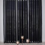 Црна Луксузна Вертикална Зебра Завеса