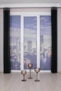 Црна Луксузна Вертикална Зебра Завеса - Image 3