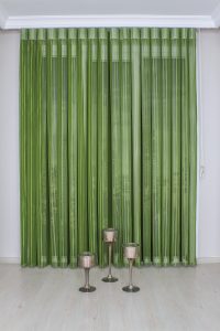 Зелена Луксузна Вертикална Зебра Завеса