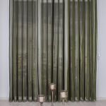 Маслинеста Зелена Луксузна Вертикална Зебра Завеса