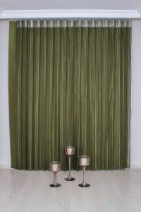 Маслинеста Зелена Луксузна Вертикална Зебра Завеса - Image 2
