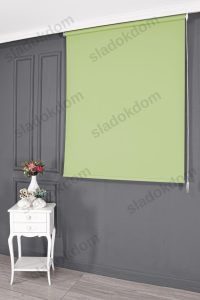 Зелена Мат Роло Завеса - Image 2