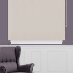 Сребреникава Беж Мат Роло Завеса