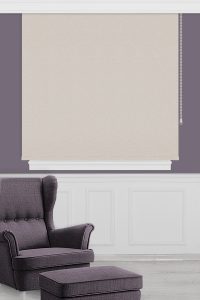 Сребреникава Беж Мат Роло Завеса