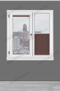 Темно Кафеава Плисел Завеса - Image 4